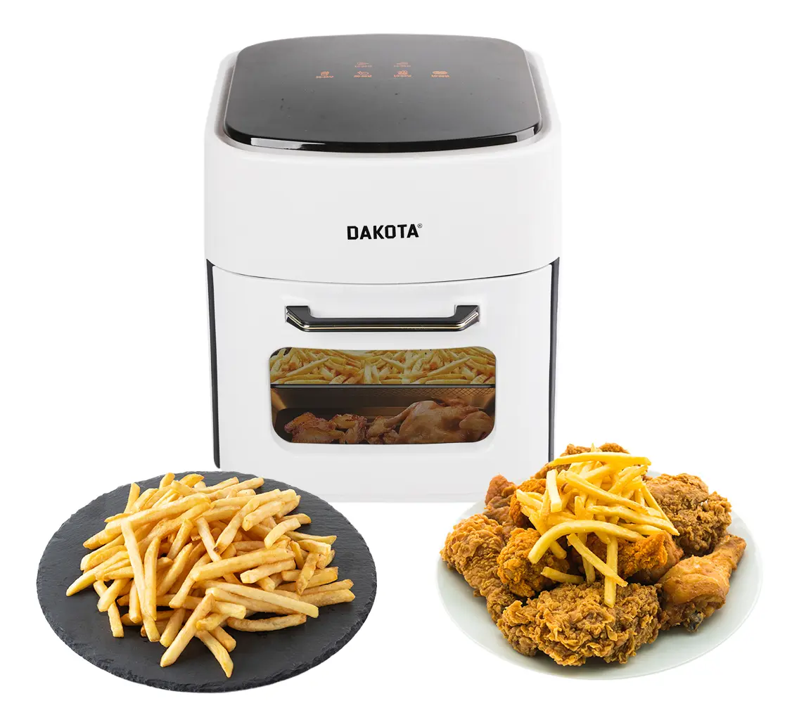 Freidora de Aire Dakota 12l con Pantalla Táctil 2200W Cocina Rápida Saludable + Papel Manteca de Regalo Air Fryer FRE004