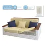 Funda Sillon 2 Cuerpos Beige Claro FS2C001