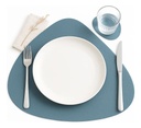 Azul Pack X6 Individuales con Posavaso INF001