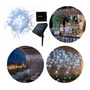Lu Nav LED 001 Guirnalda Luces Navidad Cortina LED Blanco Frio LUNAVLED001