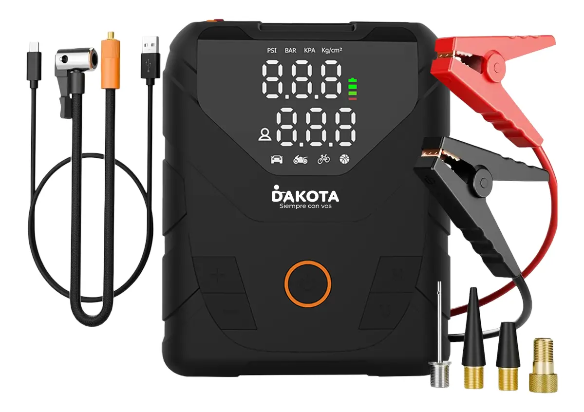 PWB502 CARGADR ARRANCADOR BATERIA AUTO INFLADOR PORTATIL