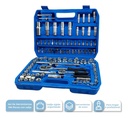 SET LLAVP-108PCS SET DE HERRAMIENTAS LLAVES TUBOS Y PUNTAS VALIJA 108PCS