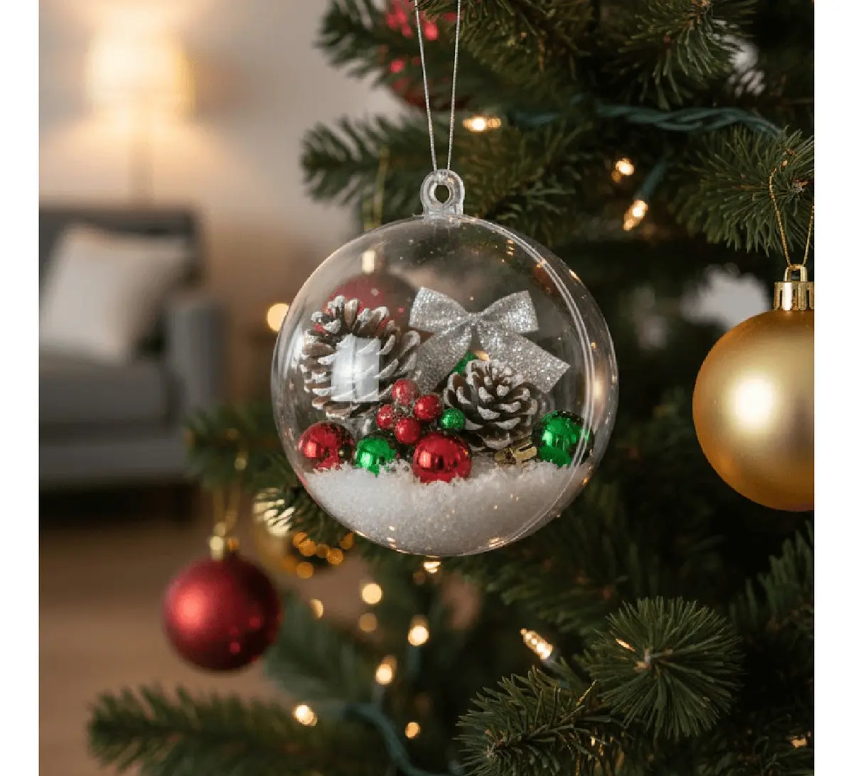 Set Adorno de Navidad Transparente Encastrables SET-24