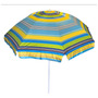 Sombrilla Diam 220cm x Alto 240cm Verde con Celeste SP2040