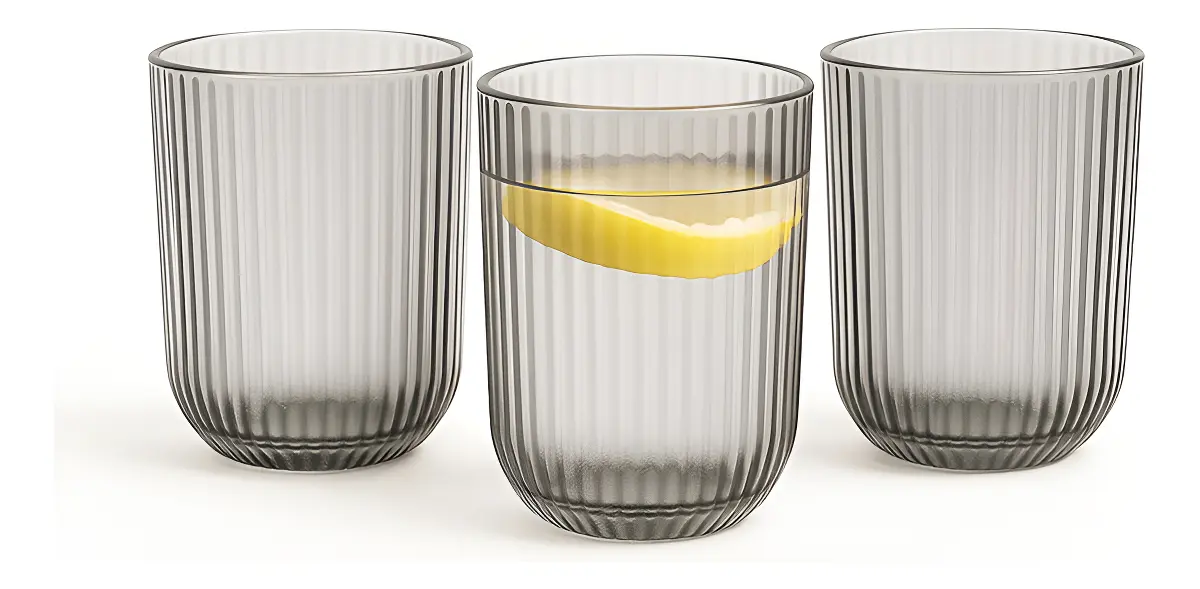 Pack x 6 Vasos Gris Oscuro VAS001