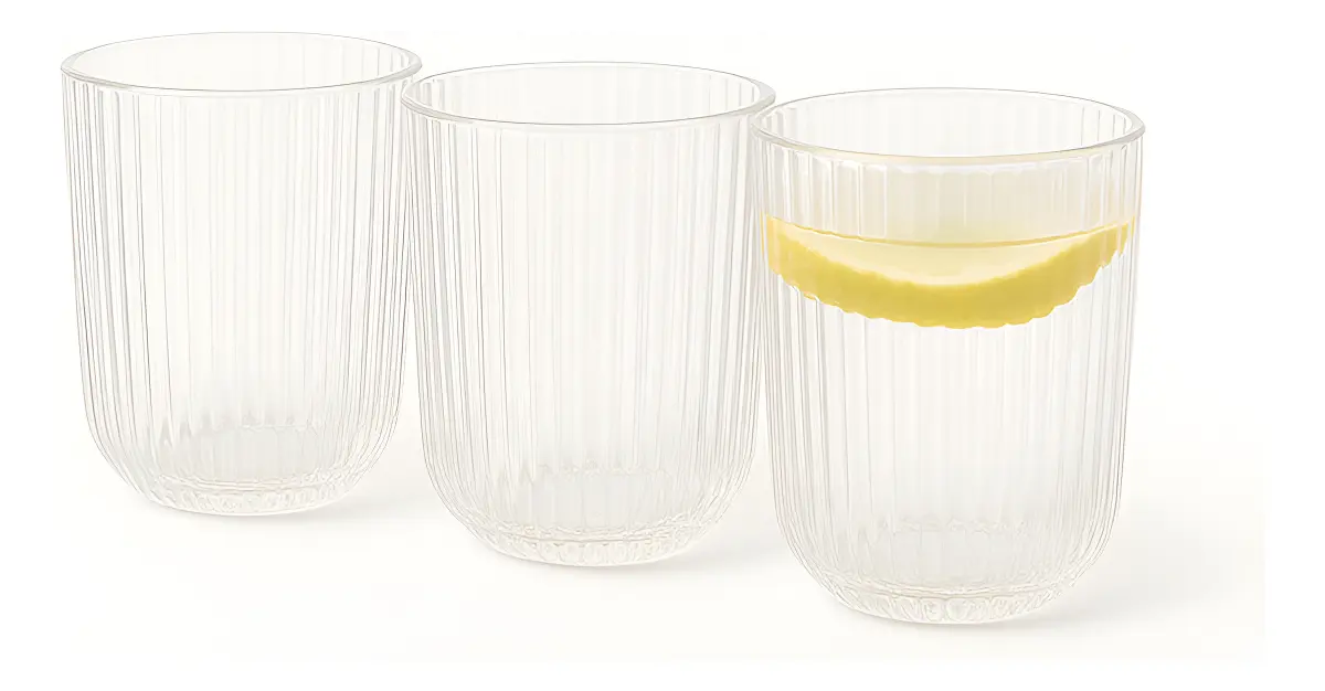 Pack x 6 Vasos Transparente VAS001