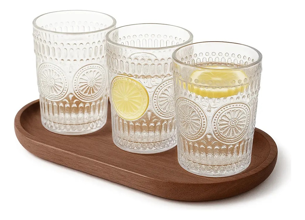 [VAS004 TRANSPARENTE - 727373187236] VAS004 PACK X 6 VASOS TRANSPARENTES