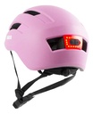 WX200L CASCO DE BICICLETA CON LUZ LED TRASERA ROSA