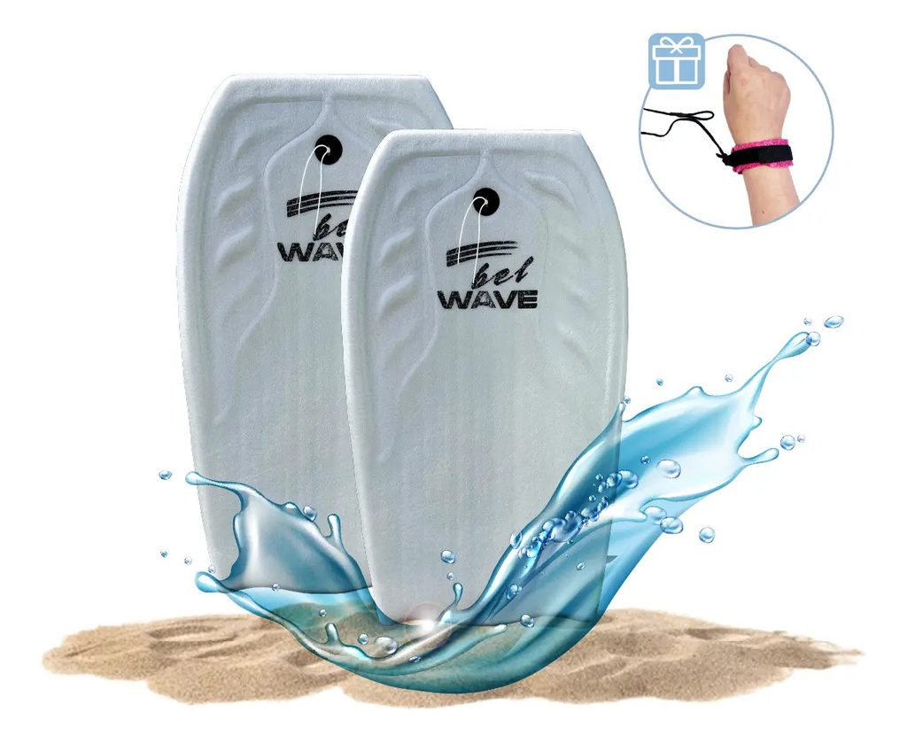 Combo X2 Tabla Bodyboard 58cm Gris