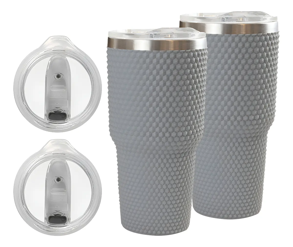 Combo X2 Vaso 800ml Gris Oscuro V800SSGO
