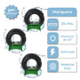 Combo X3 Manguera Riego de Jardin 25M RIE-MANG25