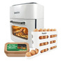Freidora de Aire Caliente 2200W + Huevera FRE004+HUE001